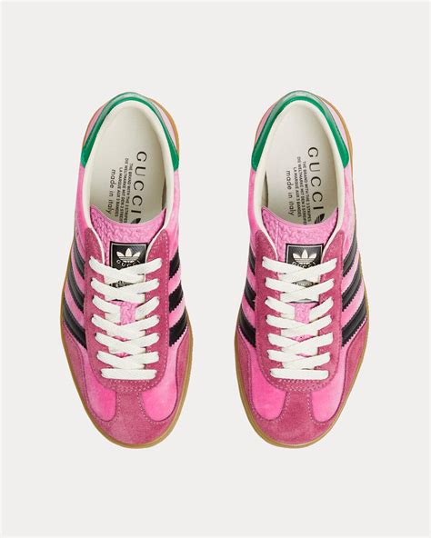 pink gucci gazelle|gucci x gazelle pink velvet.